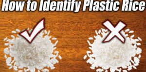 Distinguishing Between Plastic Rice and Real Rice