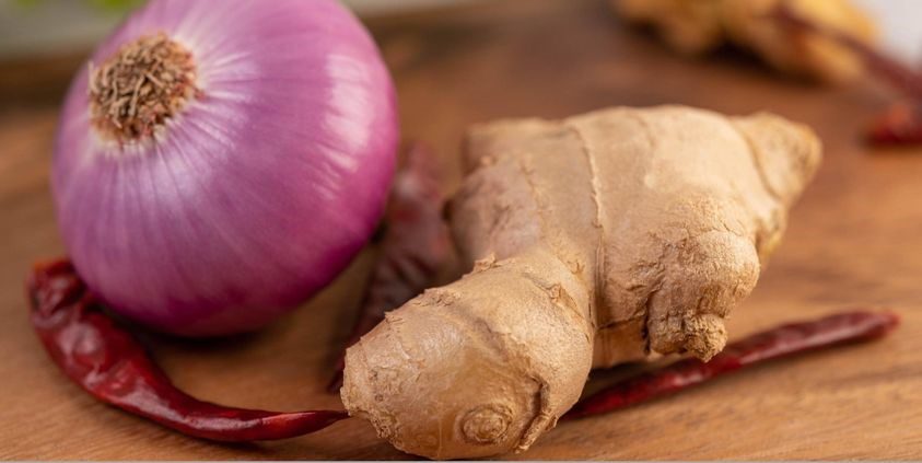 The Secret to a Healthful Life The Red Onion and Ginger Duo