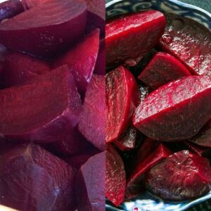Red beets are a powerhouse of nutrition and flavor, but did you know they can also be transformed into a miracle recipe with incredible health benefits? If you’ve got some beets sitting in your kitchen, you’re in for a treat! This little-known recipe will not only surprise you with its simplicity but also with its amazing health benefits. Here’s how to turn those humble beets into something truly magical. Why Red Beets? Red beets are rich in essential nutrients like vitamins A and C, fiber, folate, manganese, and potassium. They also contain nitrates, which can help lower blood pressure and improve athletic performance. Beets are fantastic for boosting your overall health, enhancing your energy, and detoxifying your body. Miracle Beet Recipe: Beet Kvass Beet Kvass is a traditional fermented drink that’s not only delicious but also packed with probiotics, which are great for your gut health. This ancient beverage is super easy to make and provides a natural energy boost. Ingredients 2-3 medium-sized red beets 1 tablespoon of sea salt or Himalayan pink salt 4 cups of filtered water Optional: a small piece of ginger or a clove of garlic for added flavor Instructions 1. Prepare the Beets: Start by washing the beets thoroughly. You don’t need to peel them, but make sure to remove any dirt. Cut the beets into small chunks. They should be roughly 1-inch pieces. 2. Assemble the Ingredients: Place the beet chunks in a clean, large glass jar. If you’re using ginger or garlic, add them now for an extra kick. Add the tablespoon of sea salt to the jar. 3. Add Water: Pour the filtered water over the beets, ensuring that they are fully submerged. Leave about an inch of space at the top of the jar to allow for fermentation gases. 4. Cover and Ferment: Cover the jar with a clean cloth or a paper towel and secure it with a rubber band. This allows the fermentation gases to escape while keeping out dust and bugs. Let the jar sit at room temperature, away from direct sunlight, for about 3-5 days. The longer it ferments, the stronger the flavor will be. 5. Strain and Store: After the fermentation period, strain the liquid into a clean bottle or another jar. Discard the beet chunks or use them in salads. Store the Beet Kvass in the refrigerator, where it will keep for up to two weeks. How to Enjoy Beet Kvass Drink a small glass (about 4 ounces) in the morning or before meals to kickstart your digestion and boost your energy. Add it to smoothies for an extra nutrient punch. Use it as a base for salad dressings to enjoy its tangy flavor. Benefits of Beet Kvass Gut Health: The probiotics in Beet Kvass help maintain a healthy balance of bacteria in your gut, improving digestion and immune function. Detoxification: Beets support liver function, helping your body to detoxify more effectively. Increased Energy: The natural nitrates in beets improve blood flow and oxygen delivery to your muscles, enhancing stamina and performance. Conclusion If you have red beets at home, don’t miss out on the chance to make this miracle recipe. Beet Kvass is an easy, delicious, and incredibly beneficial drink that very few people know about. Give it a try and experience the amazing health benefits for yourself. Cheers to your health and well-being!