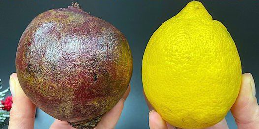 Natural Detox Bomb Lemon, Raisin, and Beet Liver Cleanse