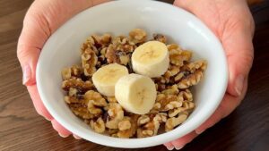 Simple and Surprising Banana Walnut Delight