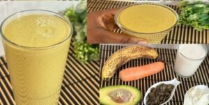 Crafting a Nutritious Banana, Avocado, and Carrot Smoothie