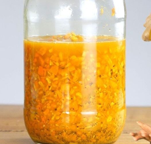 Fermented Turmeric Ginger Pickle Recipe