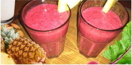 How to Make Beetroot Pineapple Juice