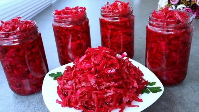 Don’t Wait for Winter Without 100 Jars! Very Few People Know This Recipe! Incredibly Delicious! Red Cabbage