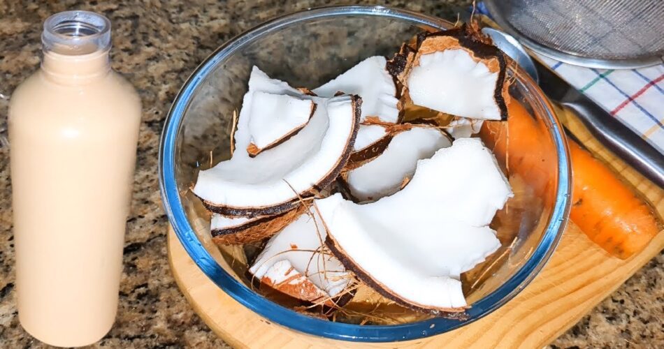 Naturally Grow Your Hair with Just 2 Ingredients Coconut Oil and Carrot