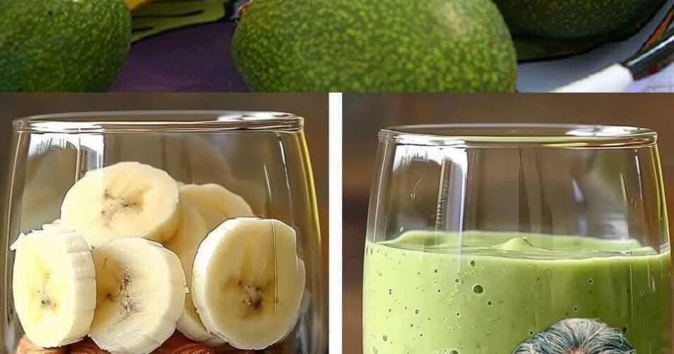 ALMOND BANANA AVOCADO SMOOTHIE