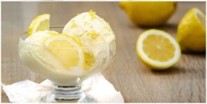 Effortless Lemon Ice Cream A Sugar-Free Delight with Just Three Ingredients