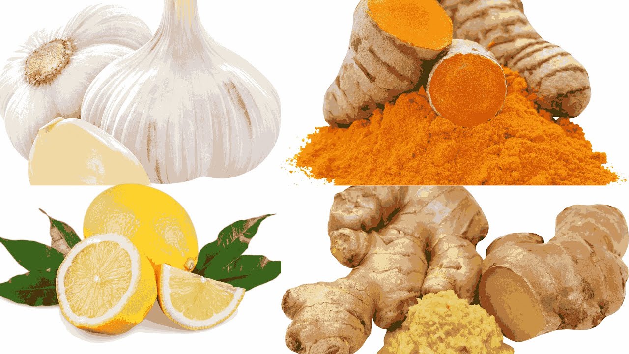 Health Benefits of Ginger, Garlic, Turmeric, and Lemon A Powerful